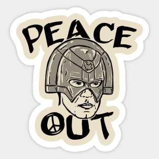 Peace Out (Peacemaker) Sticker